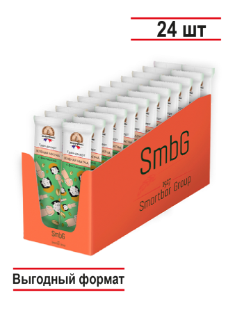 Батончик ШефдеФранс "Гран-десерт Зеленая матча с фисташкой", 24 шт. х 35 г.