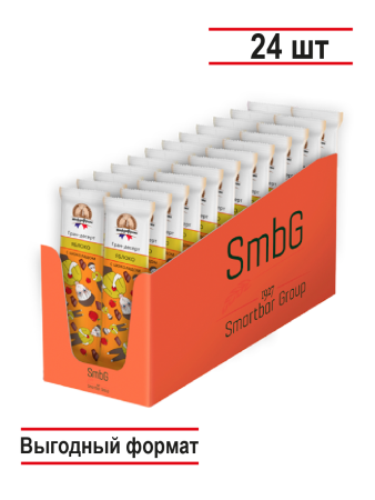 Батончик ШефдеФранс "Гран-десерт Яблоко с шоколадом", 24 шт. х 35 г